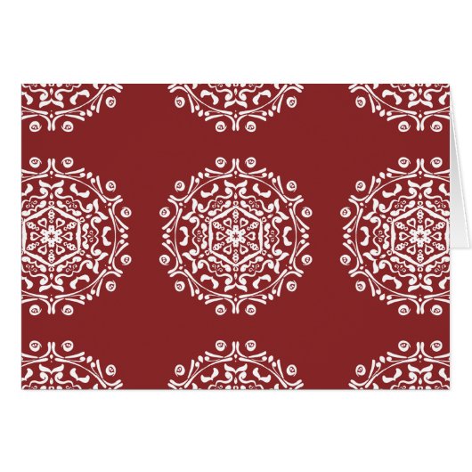 Cranberry Mandala Cards (Front Horizontal)