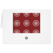 Cranberry Mandala Cards (Back Horizontal)