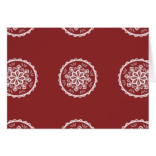 Cranberry Mandala Cards (Front Horizontal)