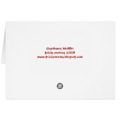 Cranberry Muffin Cards (Back Horizontal)