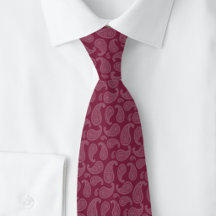 Cranberry Paisley