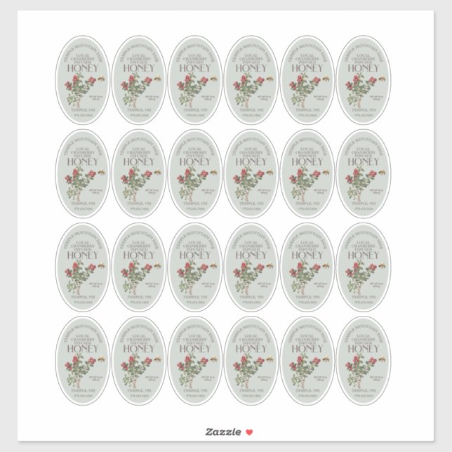 Cranberry Plant Queenline Temple Mt Sage Sheet Sticker (Sheet)