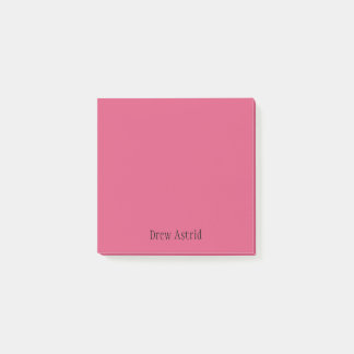 Cranberry Professional Minimalist Black Script Post-it Notes