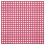 Cranberry Red Check Gingham for Home Canning Lids Fabric