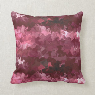 cranberry colored pillows