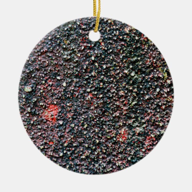 cranberry stir ceramic ornament (Front)