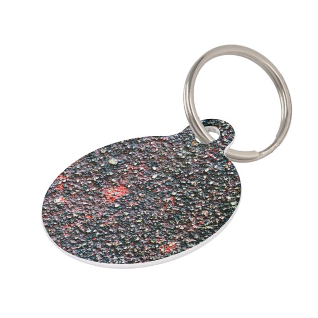 cranberry stir pet ID tag (Side)