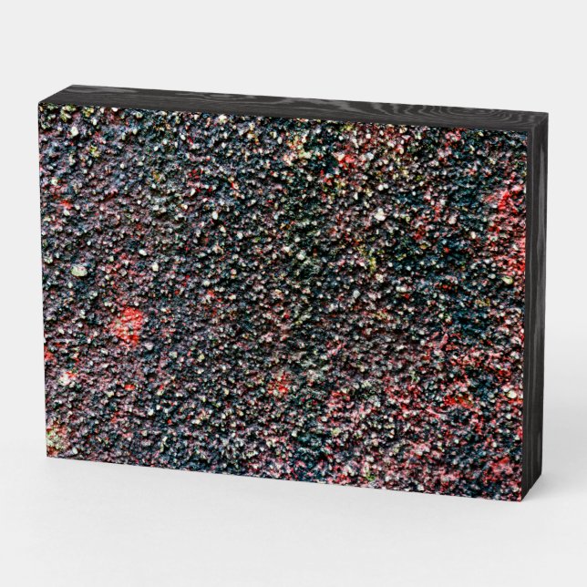 cranberry stir wooden box sign (Angled Horizontal)