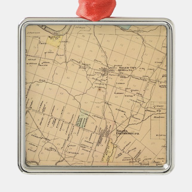 Cranberry Township Metal Ornament (Front)