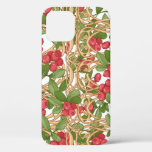 Cranberry Wicker Basket, Graphic Drawing. iPhone 12 Case