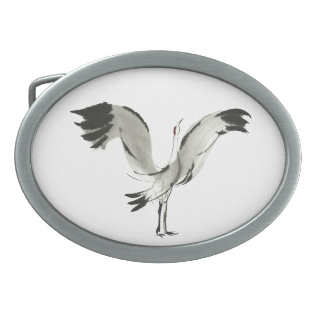 Crane Belt Buckle (Front)