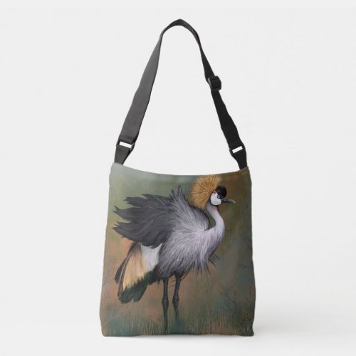 Crane Bird Crossbody Bag