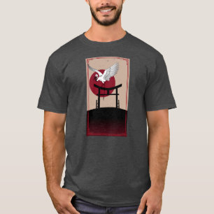 Crane Bird Retro Vintage 90 Style Japanese T-Shirt