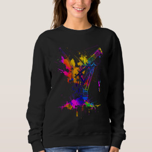 Crane Colorful Crane Driver Construction Site Craf Sweatshirt