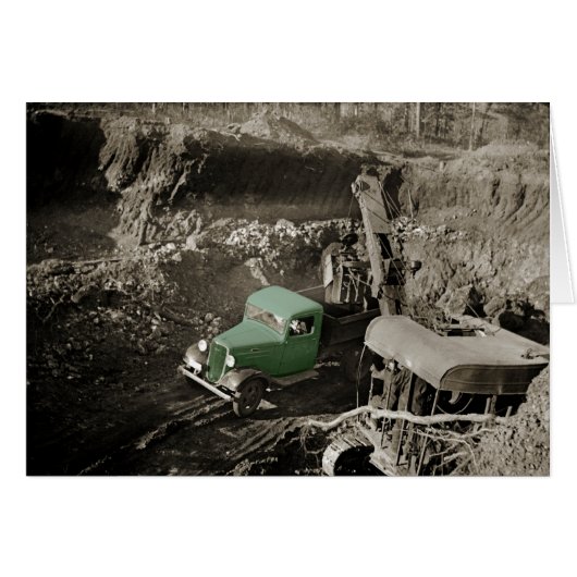 CRANE COLORSPLASH CHEVROLET OPERATING ENGINEER CARDS (Front Horizontal)