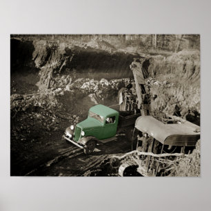 CRANE COLORSPLASH CHEVROLET OPERATING ENGINEER POSTER