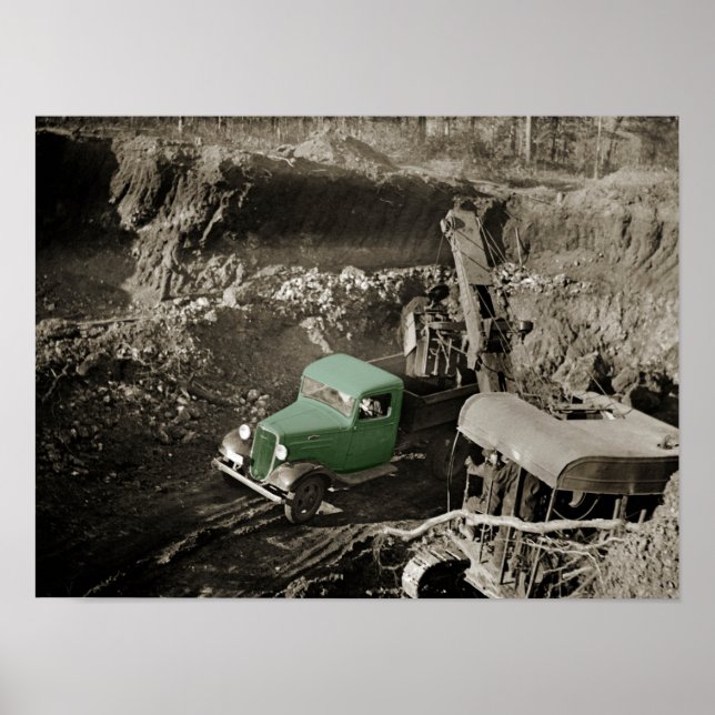 CRANE COLORSPLASH CHEVROLET OPERATING ENGINEER POSTER (Front)