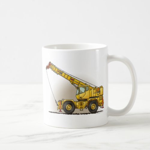 Crane Construction Equipment Coffee Mug