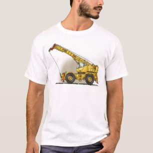 Crane Construction Equipment Mens T-Shirt