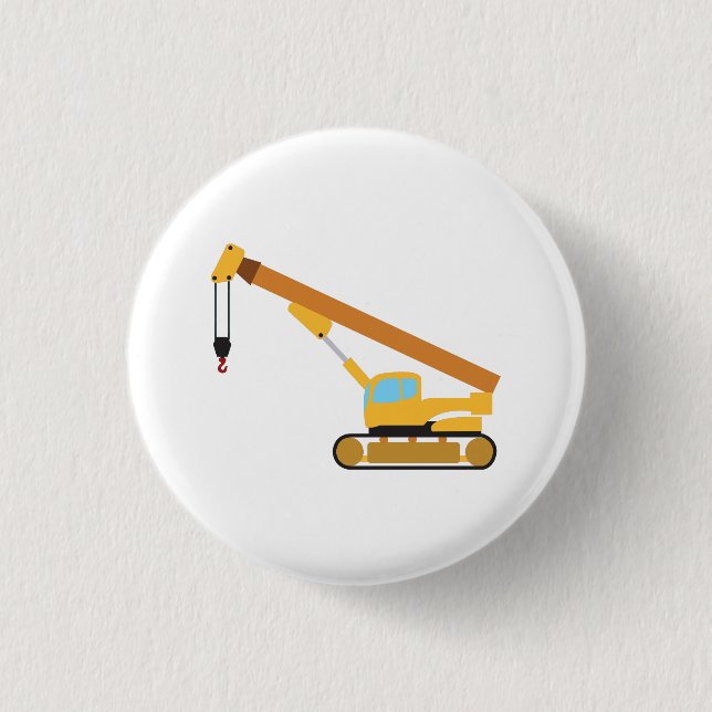 Crane Construction Truck Button (Front)