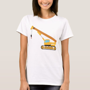 Crane Construction Truck T-Shirt