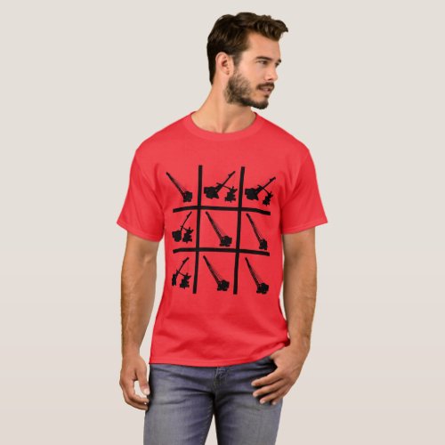 CRANE CRANE OPERATOR CRAWLER TIC TAC TOE BOARD T_Shirt