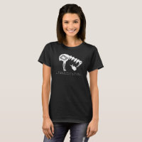 Crane Eating Fish - Mimbres Pottery Design T-Shirt