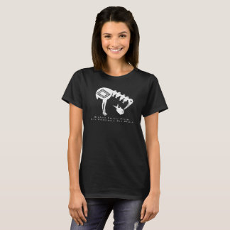 Crane Eating Fish - Mimbres Pottery Design T-Shirt