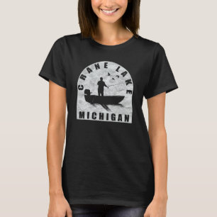 Crane Lake Fishing Michigan T-Shirt