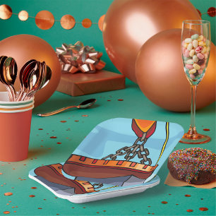 Crane Lifting Paper Plates