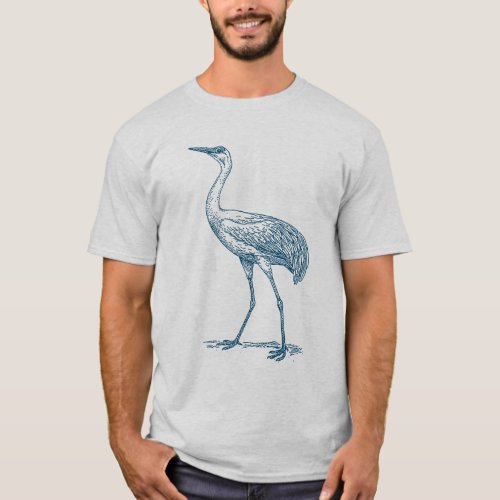Crane _ Ocean Blue T_Shirt