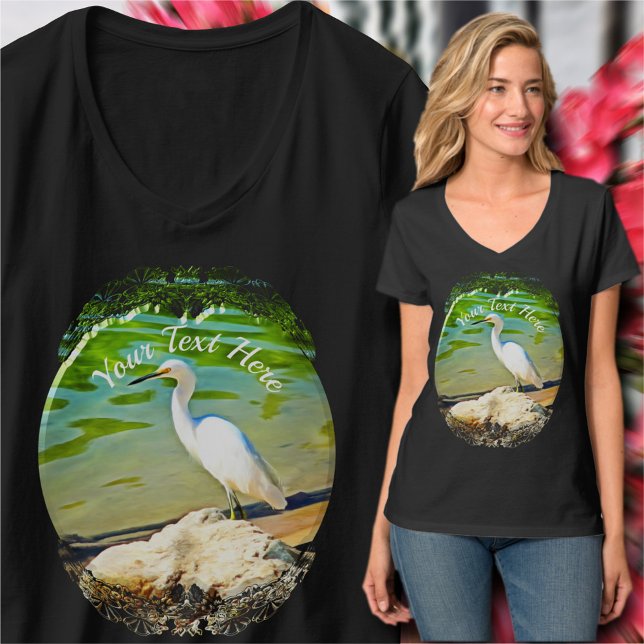 Crane On The Mismaloya River 0335 T-Shirt (Creator Uploaded)