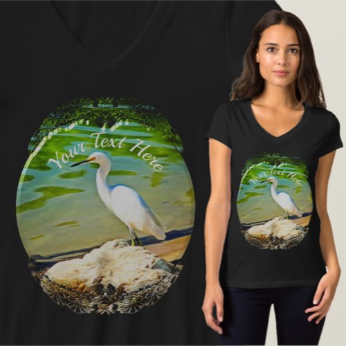 Crane On The Mismaloya River 0335 T_Shirt