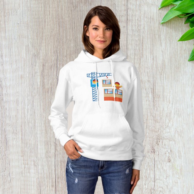 Crane Operator And Construction Worker Hoodie (Creator Uploaded)
