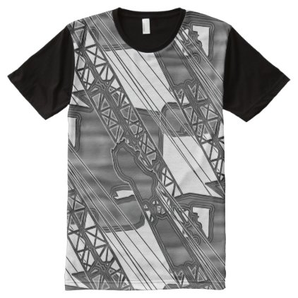 CRANE OPERATOR BOOM TIP ART NORTHWEST CRAWLER All-Over-Print SHIRT