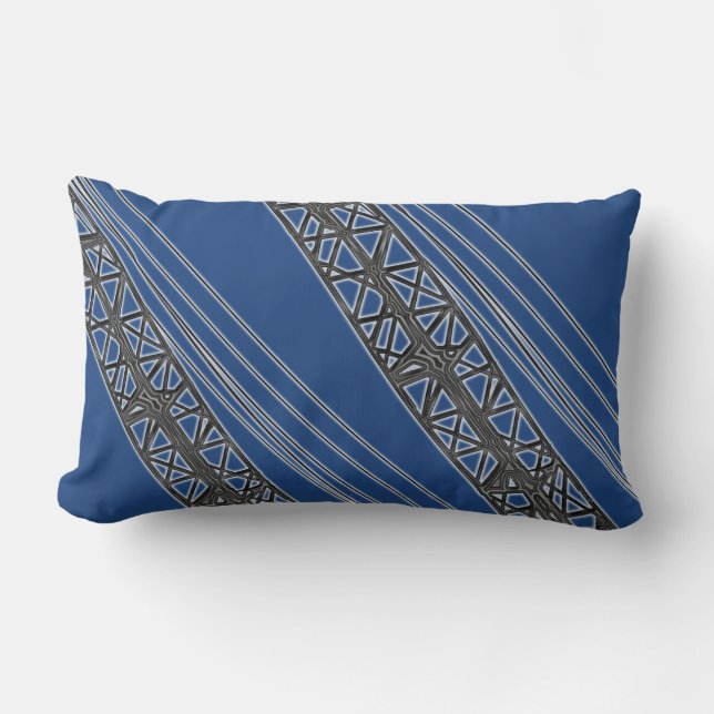 CRANE OPERATOR BOOM TIP ART NORTHWEST CRAWLER LUMBAR PILLOW (Front)