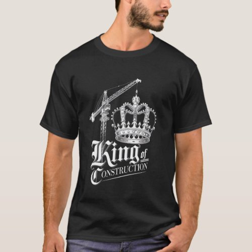 Crane Operator Construction Worker Tower Crane Lov T-Shirt