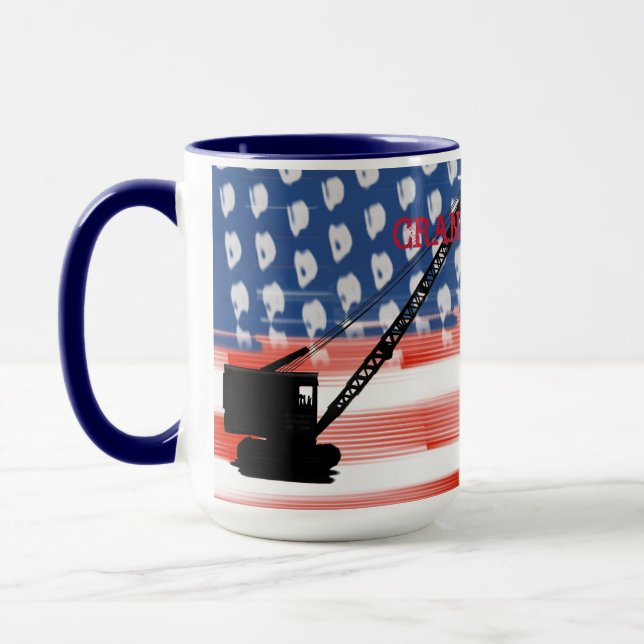 CRANE OPERATOR EQUALS MFIC completely custom Mug (Left)