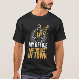 Crane Operator Job Profession Construction Worker T-Shirt