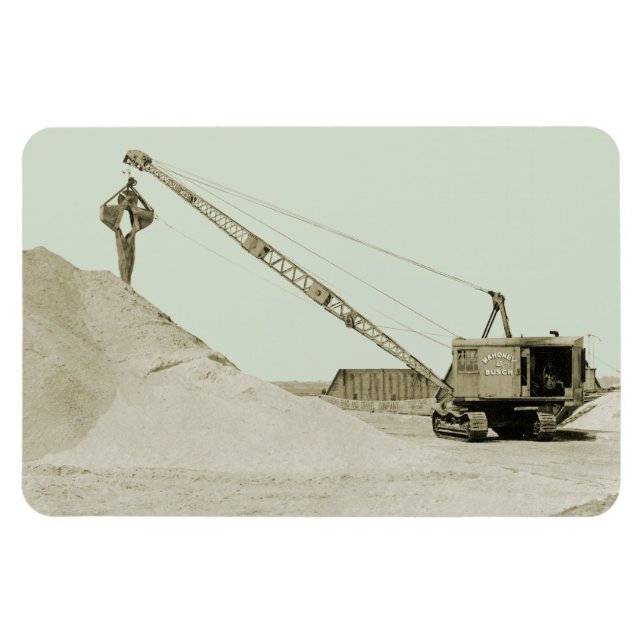 CRANE OPERATOR NORTHWEST MODEL 104 CLAMSHELL OLD MAGNET (Horizontal)