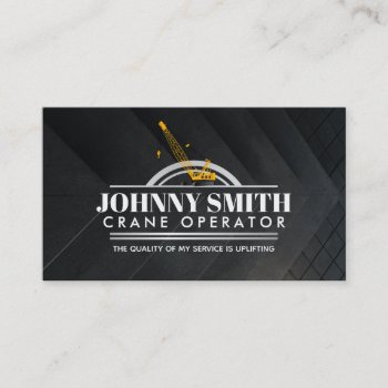 Crane Operator Slogans Business Cards by MsRenny at Zazzle