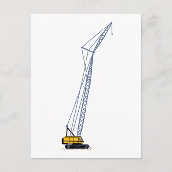 Crane Postcard by Grandslam_Designs at Zazzle