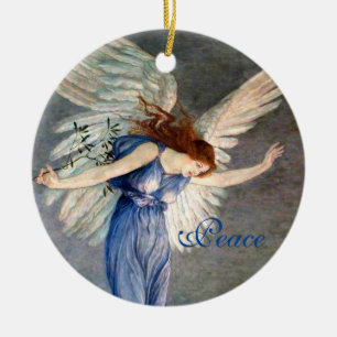 Crane’s Angel of Peace Christmas Ceramic Ornament