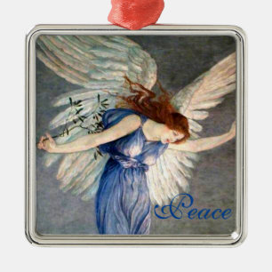 Crane’s Angel of Peace Christmas Metal Ornament