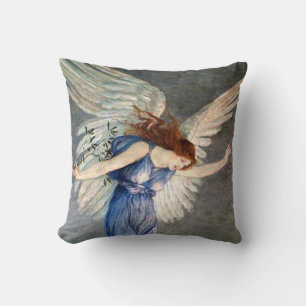 Crane’s Angel of Peace Throw Pillow