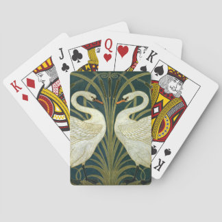 Crane’s Art Nouveau Swans Poker Cards