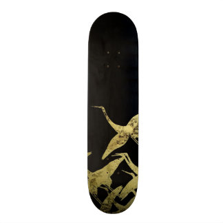 Crane Scroll Skateboard Deck