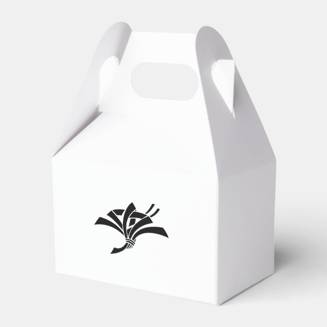Crane-shaped noshi favor boxes (Back Side)