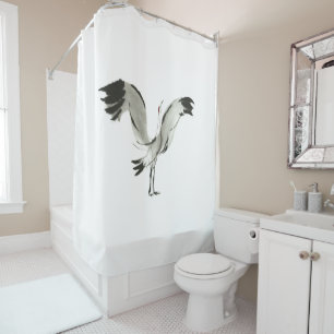 Crane Shower Curtain