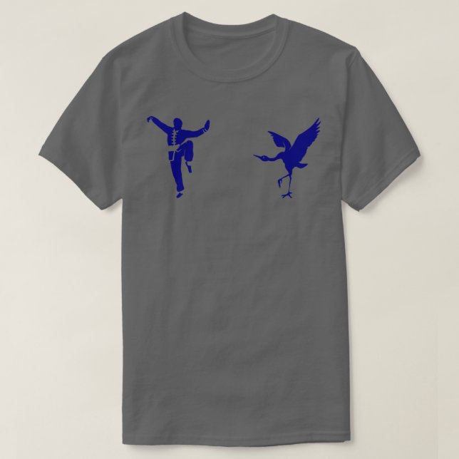Crane Style Kung Fu T-Shirt (Design Front)